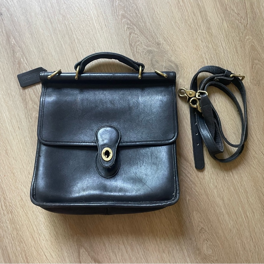 Coach Vintage Station Leather Top Handle Bag